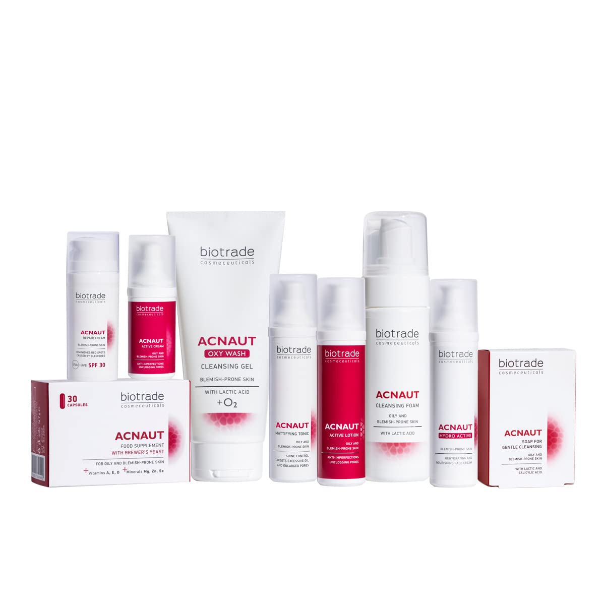 BIOTRADE ACNE OUT Biotrade Acnaut Hydro Active Cream Anti Blemishes Deep Moisturising After Aggressive Treatments Hydrates Dry Prone Skin 60ml.