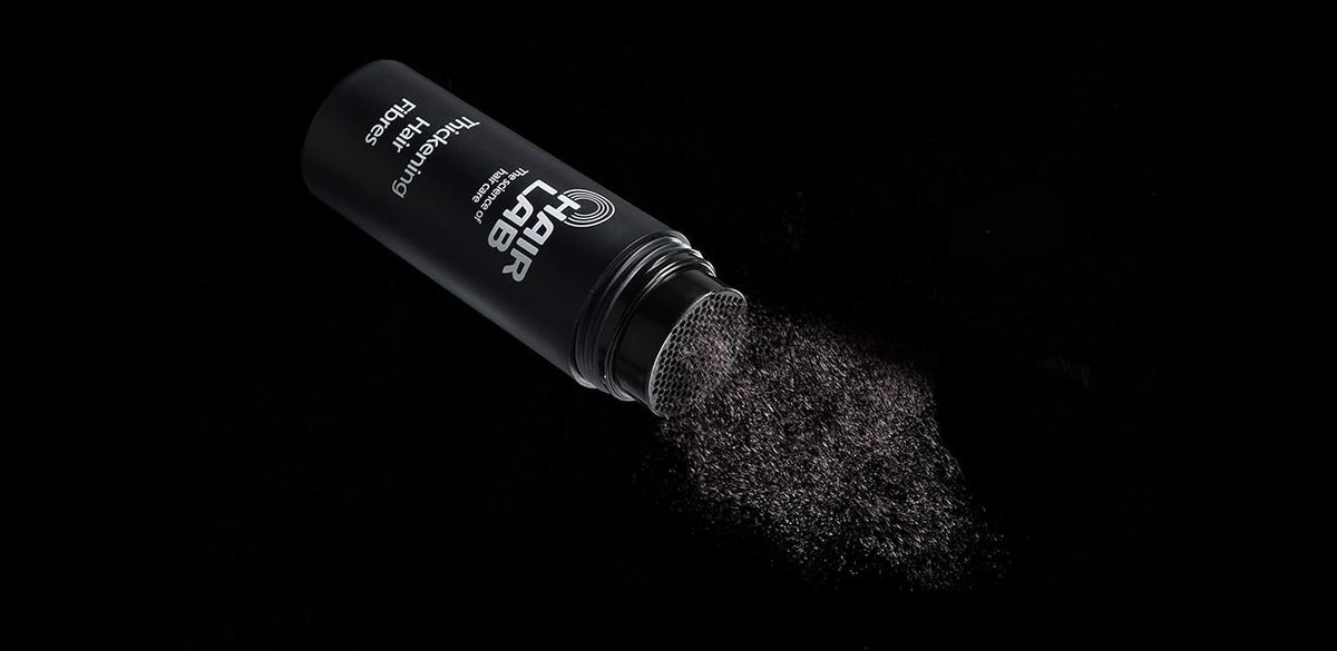HairLab 100% Organic Hair-Thickening Keratin Fibres for Concealing Hair Loss and Thinning Hair -15g Dark Brown