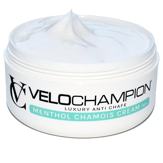 VeloChampion Luxury Anti Chafe Chamois Cream Fresh Moisturising Cream. Reduces Friction and Discomfort