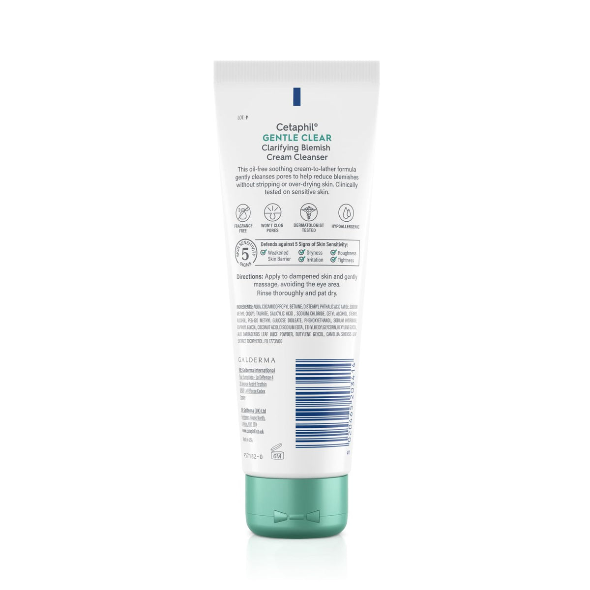 Cetaphil Gentle Clear Blemish Face Cleanser 124ml