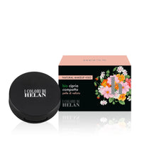 Helan I Colori - Bio Compact Setting Powder for Long-Lasting, Matte Makeup with Jojoba Oil and Sweet Almond Oil, Light and Transparent Pressed Powder for Velvety and Radiant Skin - Made in Italy, Iuta
