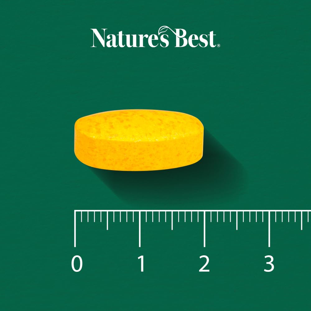 NATURE'S BEST Nature's Best Turmeric 20,000mg Tablets Fast Release (500mg of Extract) - High Strength, 95% Curcumin - UK Made - 60 Tablets (2 Months' Supply)