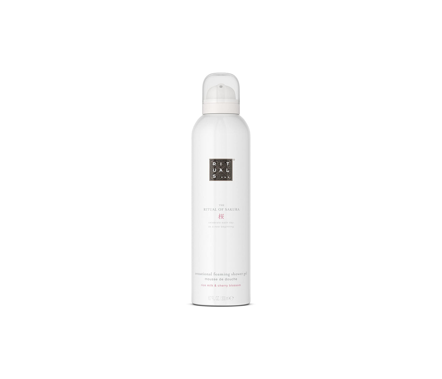 RITUALS Foaming Shower Gel from The Ritual of Sakura, 200 ml - with Rice Milk & Cherry Blossom - Skin Nourishing & Renewing Properties