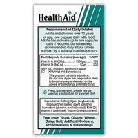 HealthAid VIT A and D Complex 60 Capsules