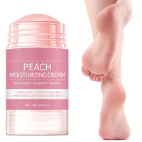 ZoeyShine Peach Foot Cream for Cracked Heels and Dry Skin, Cracked Heel Cream, Skin Care Hands & Feet, Fast Absorbing Non-Greasy Formula with Moisturizing Ingredients