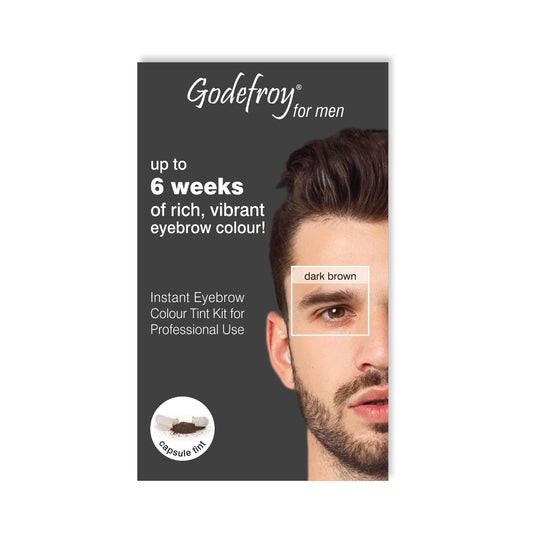 Godefroy Instant Eyebrow Tint for Men (Dark Brown)