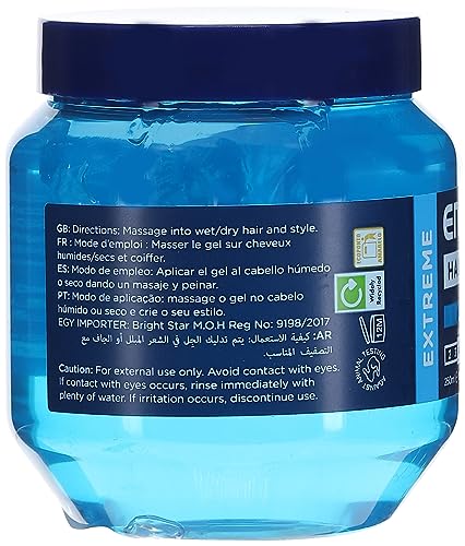 Enliven Extreme Blue Hair Gel 250 ml