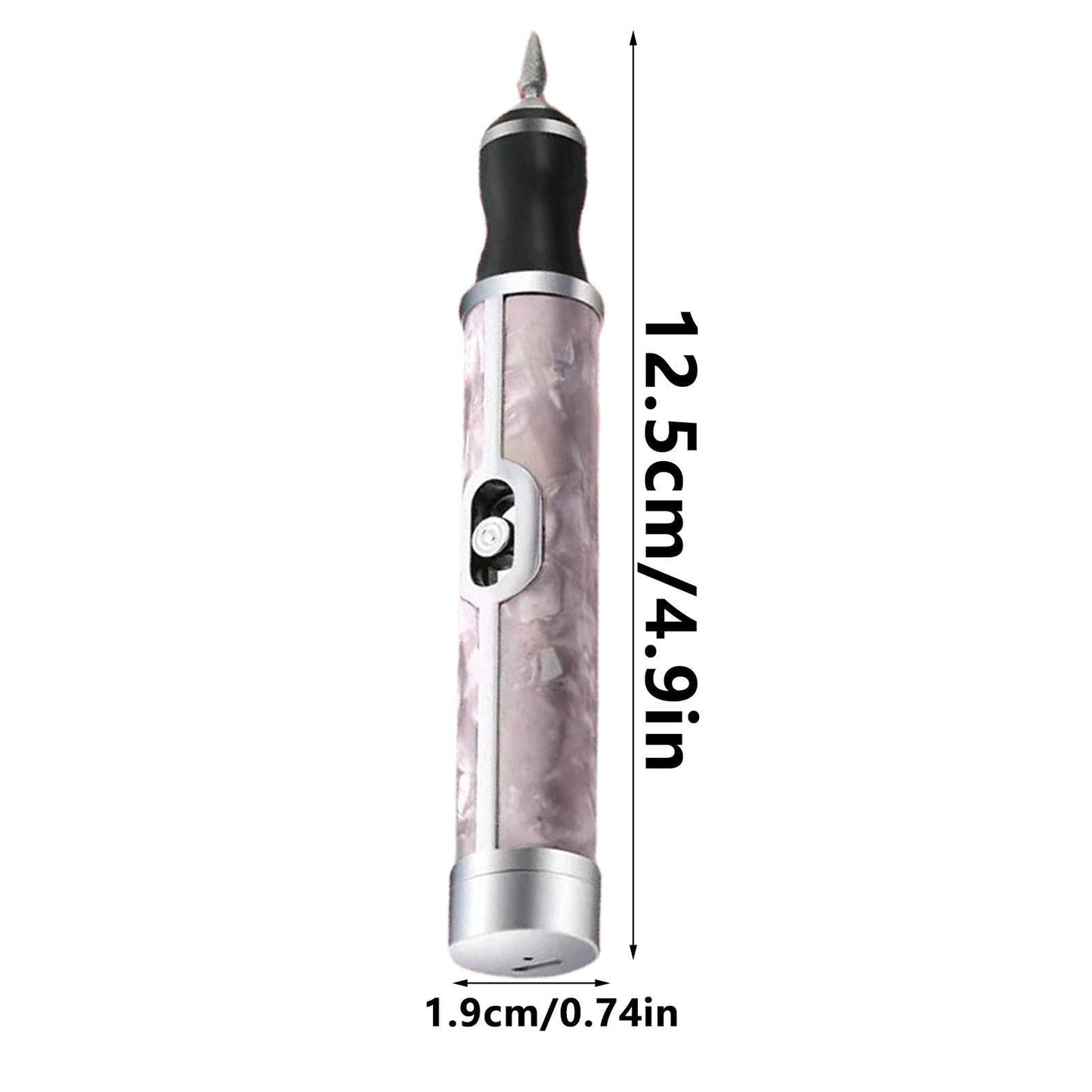 SILULCM Nail Grinder for Human - Electric Nail Drill - Professional 4 Speeds Electric Nail File for Thick Toenails, Nail Polishing Nursing Peeling Removing Grinding Edge Shaping