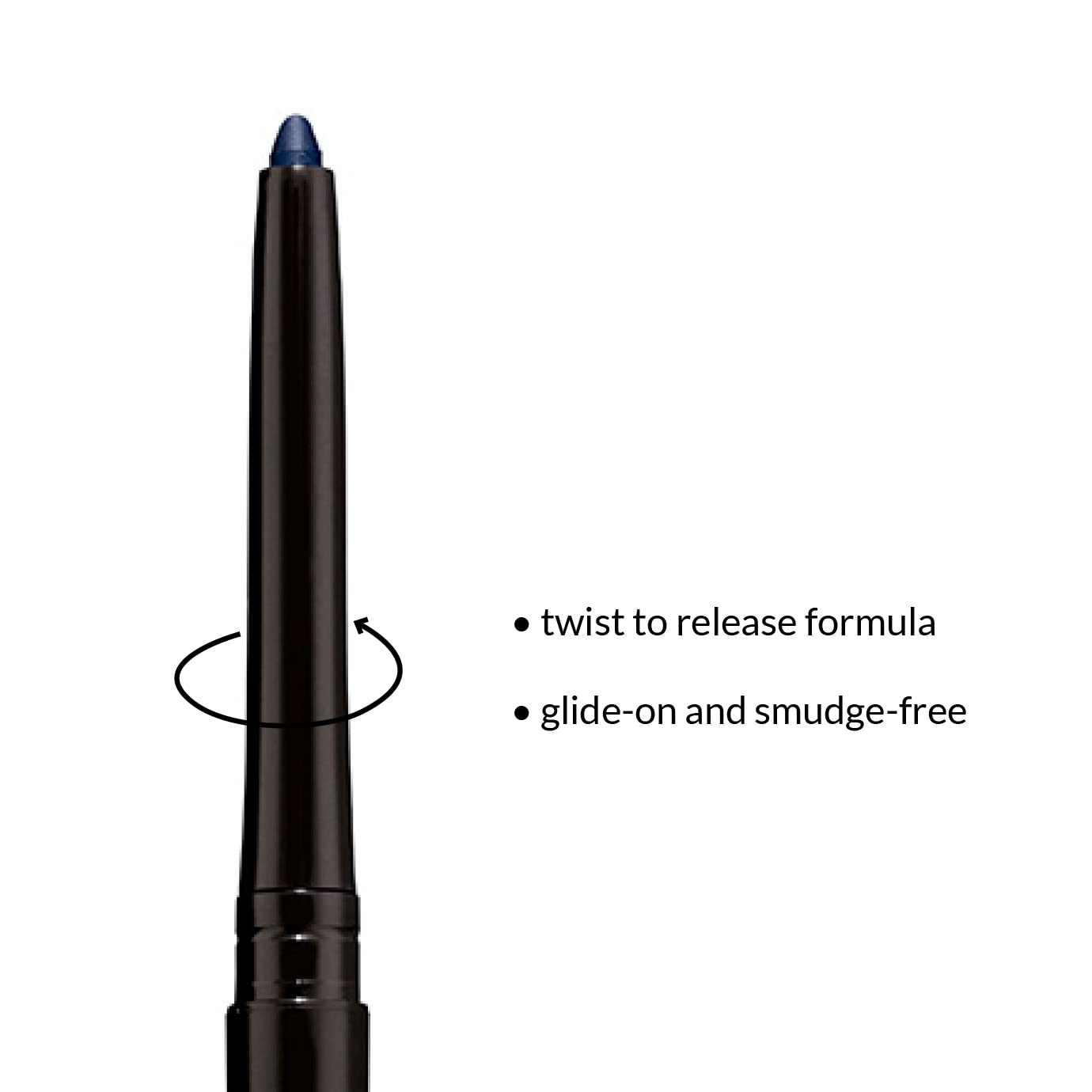 Avon Glimmerstick Eyeliner Starry Night, Tug-Free, Soft-Glide Formula for Bold, Intense and Waterproof Colour