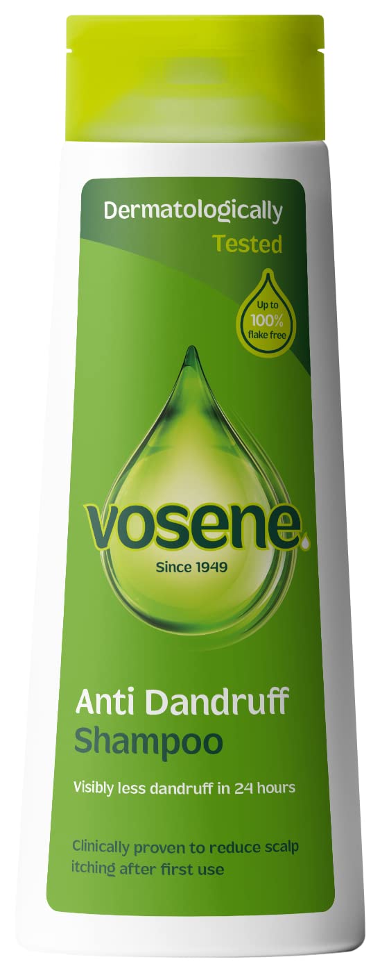 Vosene Anti-Dandruff Shampoo 300ml Reduces Dandruff & Scalp Itch, Daily Use