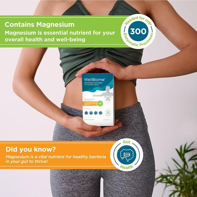 WellBiome Prebiotic Fibre Complex for Gut Health by Wellbiome - Probiotic Support, Digestive Wellness, Immune System Boost - Dietary Supplement for Healthy Microbiome Balance - 30 Servings