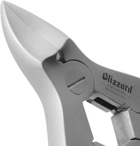 Toenail Clippers by Blizzard - Podiatry Tool German Forged - Cantilever Nail Nippers to Cut Thick Toe Nails - Hospital Grade (Double Spring 15cm)