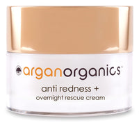 argan organics Rosacea Treatment Cream: Anti Redness + Overnight Rescue Cream (50ml)