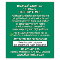 HealthAid Alfalfa 700mg - 120 Tablets