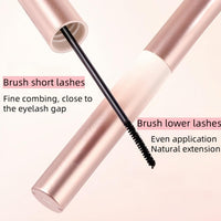 MAYEON Waterproof Mascara for Fine Short Eyelash and lower eyelash, Black Mascara with Ultra Fine Brush, Thickening, No clumping, Smudge-proof and Long Lasting, Lightweight