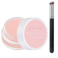 Under Eye Brightener with Brush,Correcting Undereye Concealer For Dark Circles,Light Pink Shades Eye Concealing Cream Vegan, Cruelty Free Makeup