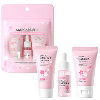 Mornery Skincare Gift Set for Teenage Girls - Skin Care Set Includes Cleanser,Serum,Essence Serum - Skin Daily Facial Care Beauty Products For Women (SetA-3Pcs)