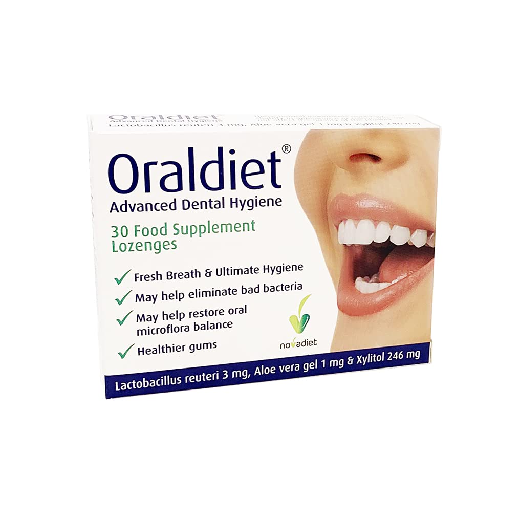Novadiet Oraldiet probiotics Advanced Dental Hygiene: Dental Probiotics with Lactobacillus Reuteri for healthier gums and Fresh Breath, 25 gram