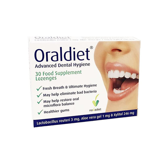 Novadiet Oraldiet probiotics Advanced Dental Hygiene: Dental Probiotics with Lactobacillus Reuteri for healthier gums and Fresh Breath, 25 gram