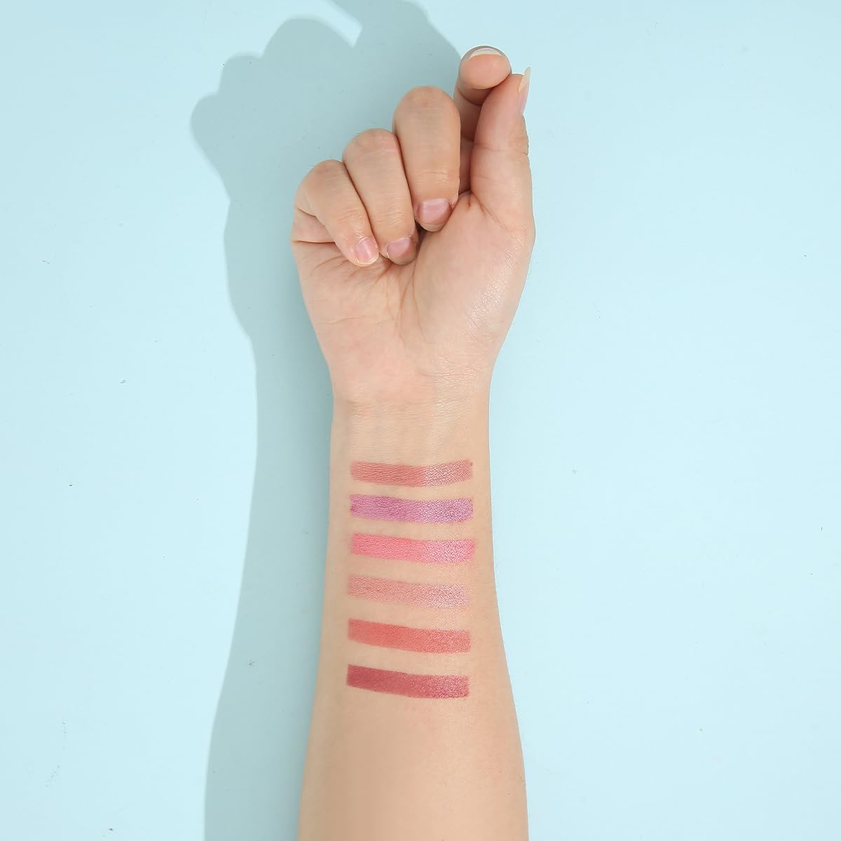 Phoera Baked Powder Blush – Richly Pigmented & Buildable, Multi-Tonal Mineral Blush for a Youthful Glow, Satin & Shimmery Shades, Available in 6 Shades (205 Sunset, One Size)