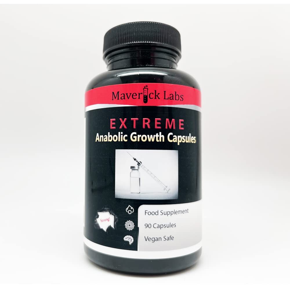 Maverick Labs Strong Anabolic Mass Gainer Capsules - for More Muscle, More Strength, More Power and More Muscle - 90 Capsules
