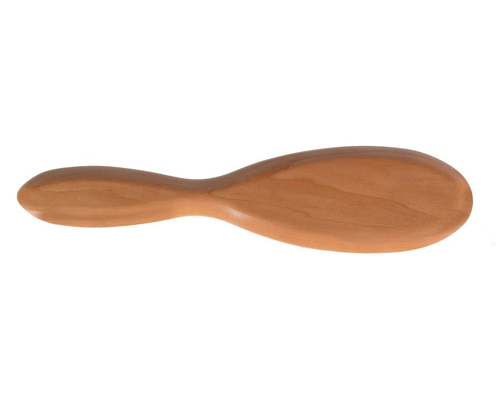 KENT Kent Brushes Finest Oval Cherry Wood Black Bristle Brush for Ladies