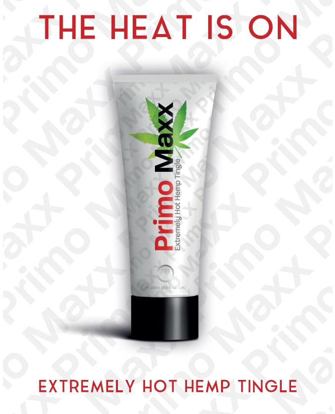 Power Tan Primo Maxx Extremely Hot Hemp Tingle Tanning Accelerator Cream 250ml