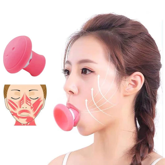 SURORAIN Face Exerciser, Jaw Exerciser, V-Shape Facial Yoga for Skin Face Lifting Tighten Firm, Double Chin Breathing Exercise Device Jaw Face Slimming Tool for Women and Men