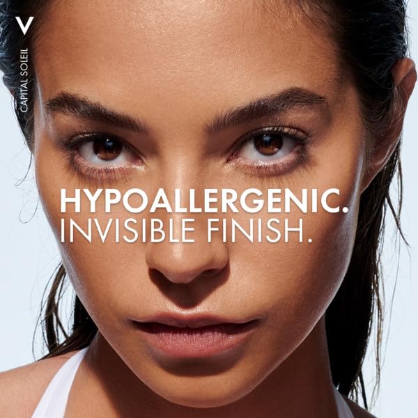 VICHY Vichy Captial Soleil Dry Touch Protective Face Fluid SPF 50+, Mattifying Sunscreen with Airlicium for Long-Lasting Shine Control, For All Skin Types, 50ml