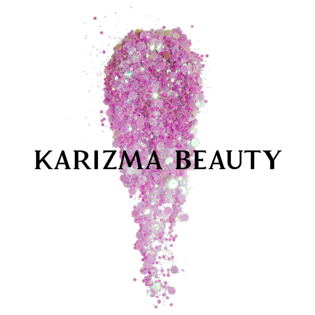 KARIZMA Disco Unicorn Body Glitter. 10g Chunky Face Glitter, Hair Glitter, Eye Glitter and Body Glitter for Women. Rave Glitter, Festival Accessories, Cosmetic Glitter Makeup. Loose Glitter Set