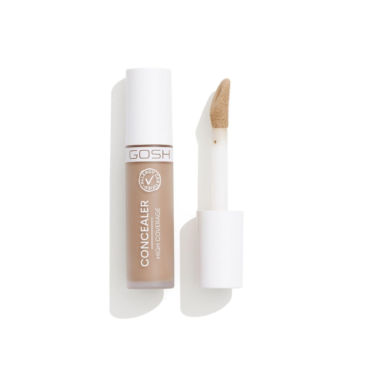 Gosh GOSH Concealer High Coverage 006 Honey I High coverage liquid concealer to cover dark circles, redness, blemishes and pimples for sensitive skin I Long-lasting, vegan and allergy-certified