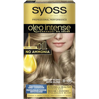 Syoss Oleo Intense Hair Dye with Long Lasting Colouring with 8-05 Beige Blonde Oils