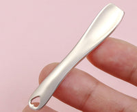 OHEETU 3Pcs Silver Metal Eye and Face Cream Applicators Makeup Cream Spoon Roller Stick T-Shaped Eyes Facial Massager Sticks Cosmetic Skin Care Tools