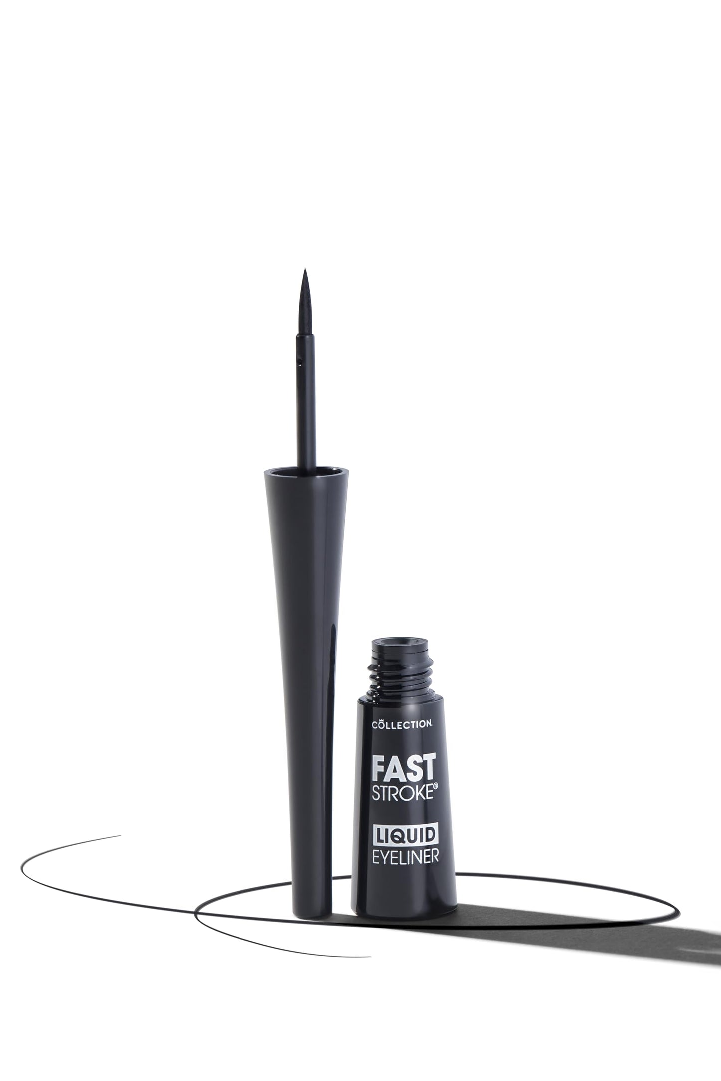 Collection Cosmetics Fast Stroke Eyeliner, Quick Drying Formula, 4ml, Black