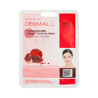 FabFinds Derma sheet face masks Skincare Sheet Korean Collagen Essence Mask Multipack (5, Red Pomegranate)