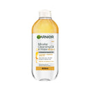 Garnier Micellar Cleansing Water For Dry Skin 400ml, Oil Infused Cleanser & Waterproof Makeup Remover, Recognised By The British Skin Foundation, Use With Reusable Micellar Eco Pads