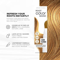 Jerome Russell Root Color Wand in Dark Blonde | Instant Up To 100% Grey Coverage | Non-Sticky Formula | Long-Lasting Results
