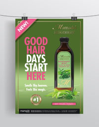 Mamado 100% Pure Rosemary Mint Scalp & Hair Growth Oil – Nourishing Oil for Hair Roots, Restores Damaged Hair Cells, Targets Receding Hairline - Hydrates Hair and Reduces Breakage