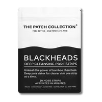 The Patch Collection® – Blackheads Deep Cleansing Pore Strips | Charcoal, Witch Hazel, Aloe Vera (Pack of 20)