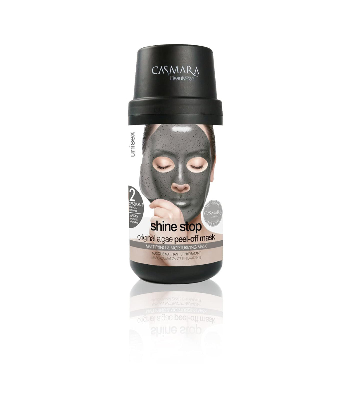 Skin Care Casmara Shine Stop Anti Aging Hydrating Facial Mask Kit for Impure Skin and Oily Skin - 2 Mask + 1 Ampoule 4 Ml