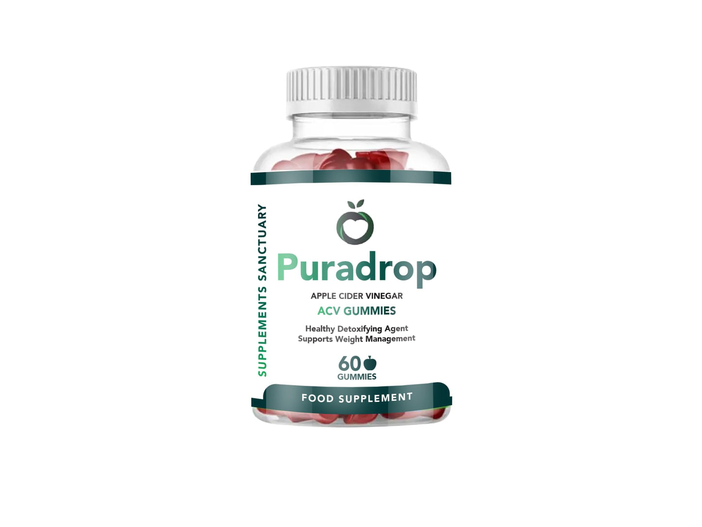 Supplements Sanctuary Puradrop Weight Management 60 Gummies, Great Tasting and Low Sugar
