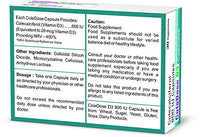 Vitamin D 800 IU –Equivalent to 20 mcg - ColeDose D3, Premium Vitamin - 30 Capsules- One a Day