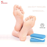 MARYTON Maryton Pumice Stone for Feet, 100% Siliglass Double Sided Pedicure Tools, Callus Remover, Exfoliates & Smooths Skin