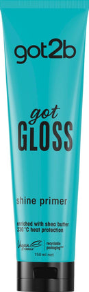 got2b gotGLOSS hair primer lotion for glossy and glass-like hair, with heat protection and shea butter 150 ml