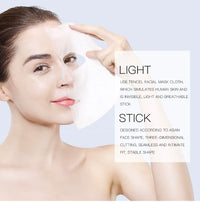 VSHELL Collagen Face Sheet Mask, Set of 10 - Hydrating Beauty Skincare with Hyaluronic Acid for Women and Men - Moisturising Anti Aging Facial Treatment - Ideal for Sensitive Skin