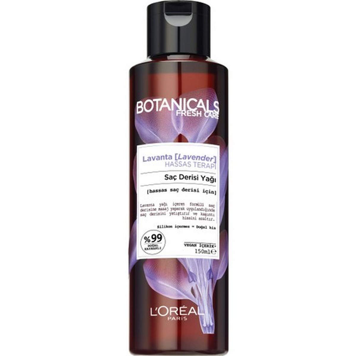L'Oreal Paris L'Oreal Botanicals Lavender Sensitive Hair & Scalp Vegan Pre Shampoo Oil 150ml (Packaging May Vary)