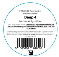The Beauty Crop PoreFilter Pressed Powder - Blurs Pores & Controls Shine - Deep Shade - 0.34 oz