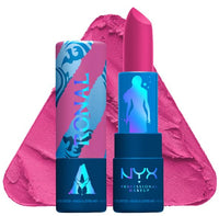 NYX PROFESSIONAL MAKEUP NYX Professional Makeup Avatar 2 Collection Limited Edition Eco Friendly, Vegan, All Day Matte Lipsticks- Ronal (Hot Pink)