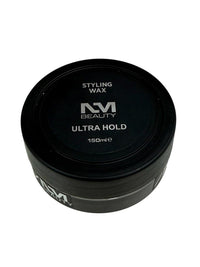 NM BEAUTY NMB Gumm-wax Professional Hair Styling Wax | Edge Control | Hair Gel Wax | Ultra Hold | Men & Women Hair Wax (Blue, Black & Red Aqua, Green Matte) 150ml (150ml, Black Aqua)