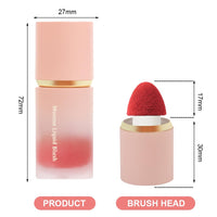 LOPHE Soft Cream Cheek Tint, Long Lasting High-Pigment Liquid Blush Blendable Moisturizing Cream Blush for Cheeks Lips (#06)